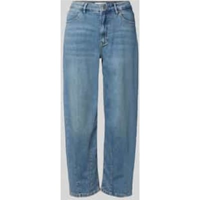 straight fit jeans met verkorte pasvorm model 'Melly'