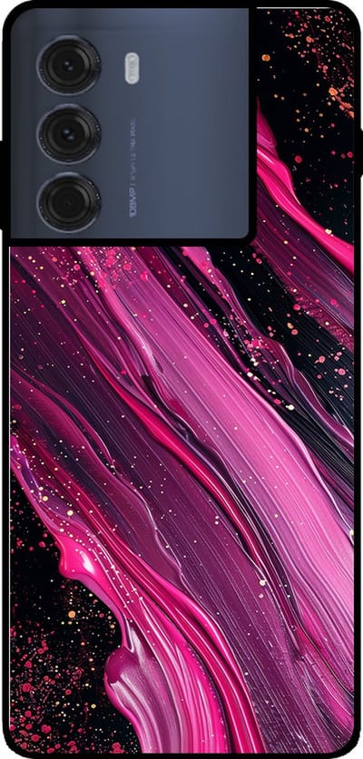 Smartphonica Telefoonhoesje Geschikt voor Motorola Moto G200 5G / Edge S30 met marmer opdruk - TPU backcover case marble design - Paars Roze geschikt voor Motorola Edge S30;Motorola Moto G200 5G