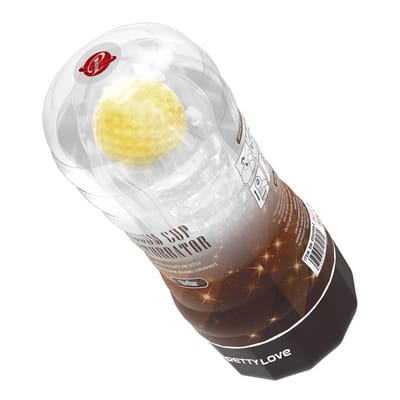 Pretty Love - Stellar Vacuüm - Masturbator Cup - Met Rollende Bal Voor Extra Sensaties - Geel