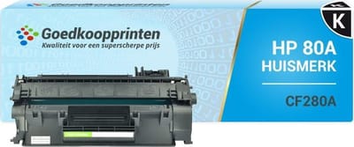 Huismerk HP 80A toner / HP CF280A toner Zwart - 2.750 afdrukken