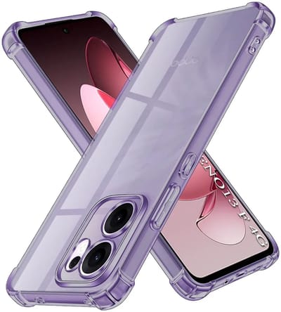 Hoesje geschikt voor Oppo Reno13 F 4G/5G / Reno13 FS 5G - Techsuit Shockproof Silicone Back Cover - Zwart
