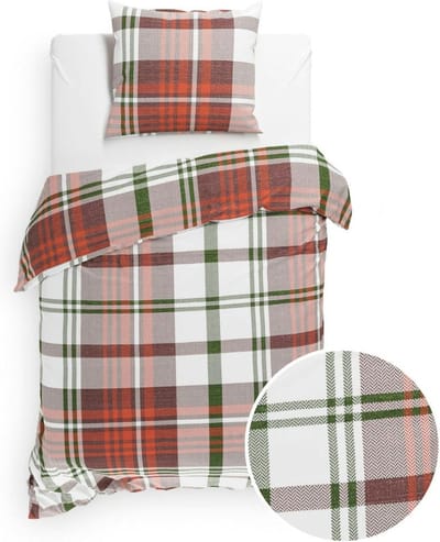 Heckett & Lane Flanel Dekbedovertrek Kabil (Multi) - 140x200/220 cm
