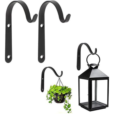 4 STUKS Tuinplant Wandmontage Metalen Hangbeugel Decoratieve Plantenhanger voor Vogelvoeders