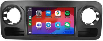 CarPlay autoradio geschikt voor Mercedes Sprinter (2018 t/m 2023) | 9 inch | Android 13 | Draadloos Apple CarPlay & Android Auto | 2GB + 32GB | QuadCore processor | Denago DNG-A105 | 2025 model | 2018 2019 2020 2021 2022 2023 | Bluetooth & Wifi