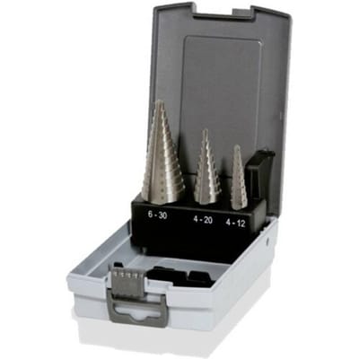 Alarm Werkzeuge 56031081 Getrapteboorset DIN 1412 C Cilinderschacht 3 stuk(s)