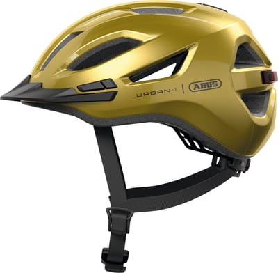 Fietshelm ABUS URBAN-I 4.0 honey yellow M - 54-58 cm - geel - Geschikt voor gebruik op elektrische fietsen - stadsfietsen - 270 g