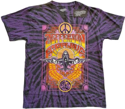 Jefferson Airplane - Live In San Francisco, CA Heren T-shirt - S - Paars
