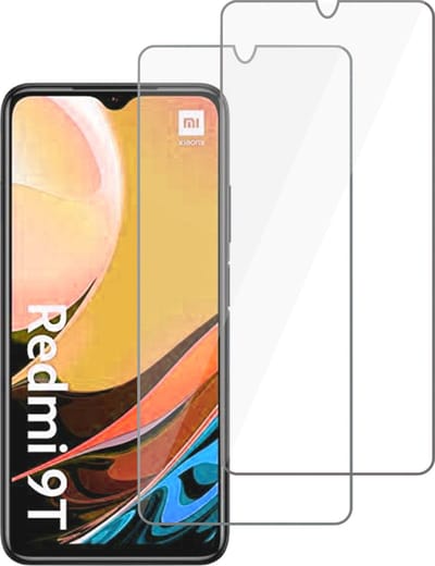 Screenprotector geschikt voor Xiaomi Redmi 9T - Beschermglas - 2 Stuks