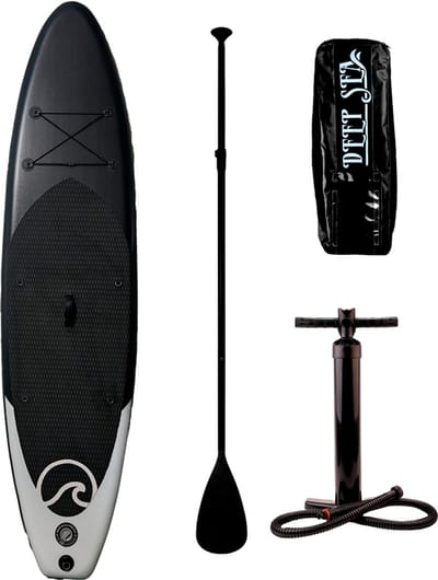 Deep Sea SUP Board Set Pro (300cm), zwart