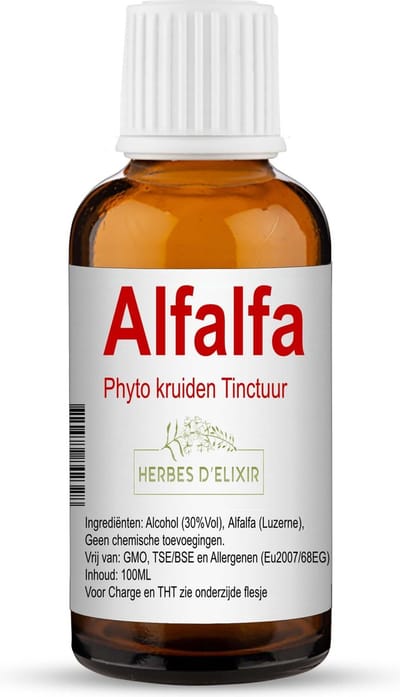 Herbes D'elixir Alfalfa Tinctuur - 100 ml - Natuurlijke Extract