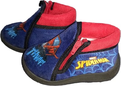 Spiderman pantoffels - sloffen - rits - rubberen zool - maat 21