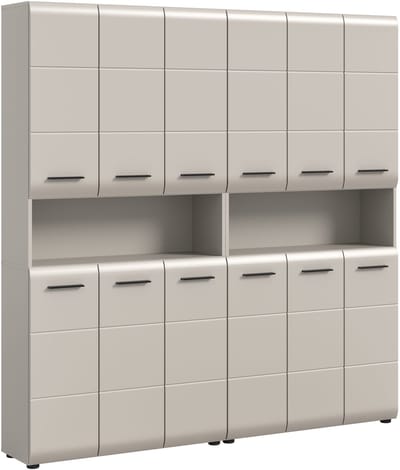 Badcombinatie Kasjmier 180 cm - Moderne badkamer kast met spiegel - Hoogwaardige opbergoplossing