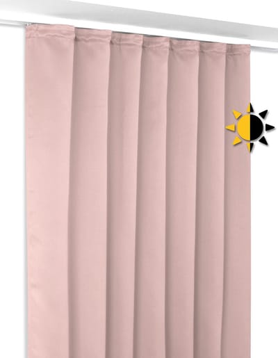 Unyqoos ® Stijlvol Verduisteringsgordijn met Plooiband, Geluiddempend en Warmte-isolerend, Diverse Kleuren en Maten Beschikbaar