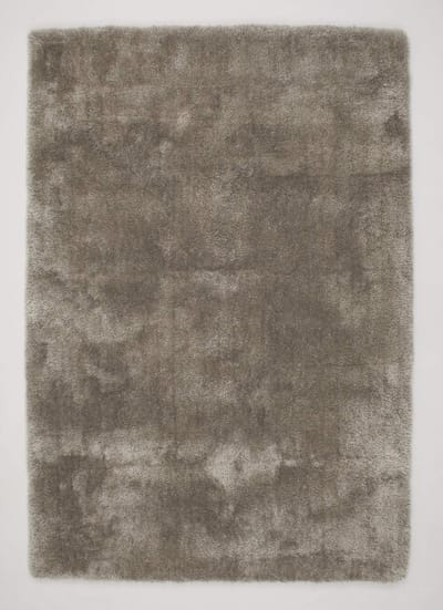 DÉJA Living Vloerkleed 80x150cm - Hoogpolig Lichtgrijs Stof - Lavar