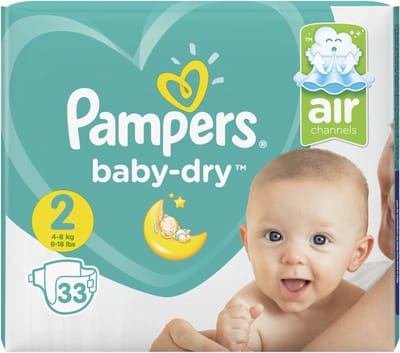 Pampers Baby Dry Maat 2 - 58 Luiers
