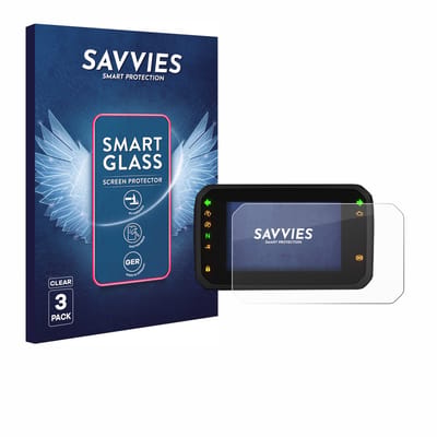 3 Stuks Savvies Screenprotector - geschikt voor Honda ADV350 5" - beschermfolie glas transparant