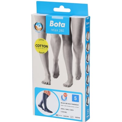 Bota Relax 280 Katoen Kniekous AD +P Grijs Maat 5 1 Kousen