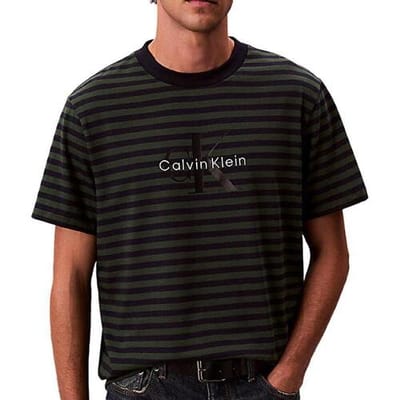 T-shirt Korte Mouw Calvin Klein Jeans Stripe