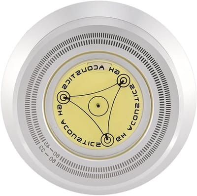 Platenstabilisator - LP Stabilisator - Muziek Luisteren - Ingebouwde Waterpas - 3175 Gram - Zilver