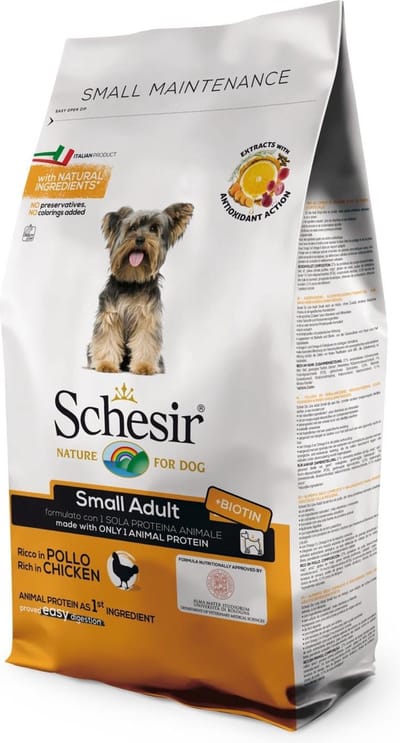 Schesir droogvoer kleine hond - 1 x 800 GR
