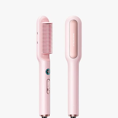 Wavytalk Sleek Sweep Ionic Straightener Brush - Ionische Stijlborstel Voor Glad, Pluisvrij Haar Met Salonresultaat