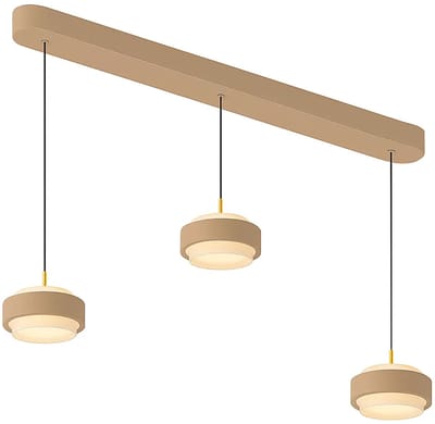 Freelight - Hanglamp Puleggia 3 lichts L 90 cm comfortlift beige