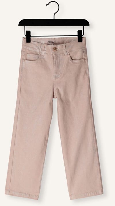 Nono Siam Foilcoated Stretch Twill Pants Jeans Meisjes - Broek - Roze - Maat 116