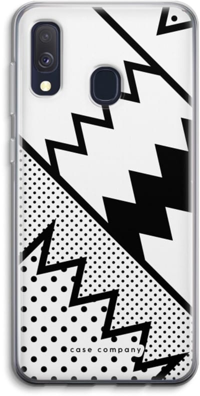 Case Company® - Hoesje geschikt voor Samsung Galaxy A40 hoesje - Pop Art #5 - Soft Cover Telefoonhoesje - Bescherming aan alle Kanten en Schermrand