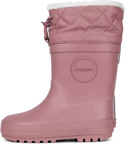 Druppies Winterlaarzen Dames - Gevoerde Regenlaarzen - Snowboots - Dusty Pink - Maat 40