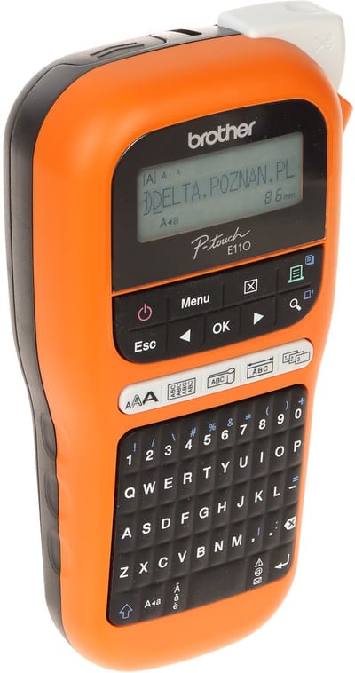 Brother PT-E110VP-PACK - Labelprinter - LCD Display - 12mm Etyketbreedte - QWERTY Toetsenbord