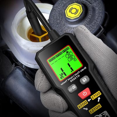 Remvloeistof tester met LCD scherm - Akoestisch alarm - Diagnosetool voor DOT3 DOT4 DOT5.1 - ShopVlot