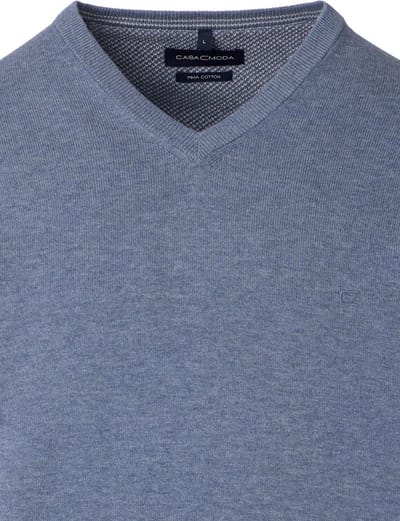 Casa Moda Heren Trui Met V-Hals Pima-Katoen 004430-741 - M