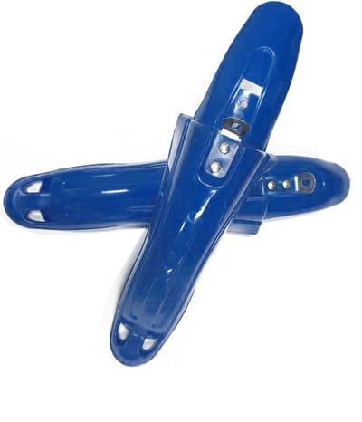 ​spatbord Verstelbaar - Universeel Spatborden Voor En Achter 12-14 Inch - Blauw