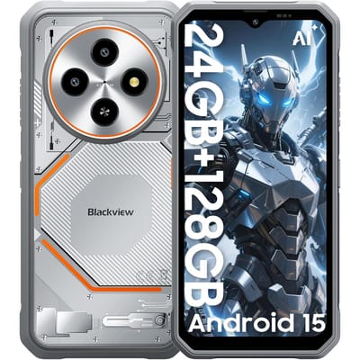 Blackview FORT 2 - AI Robuuste Smartphone - 24 GB RAM - 128 GB ROM - 6,56 inch MTK G81 - Robuuste telefoon - Android 15 - GPS IP69K OTG NFC Gemini AI - WIT