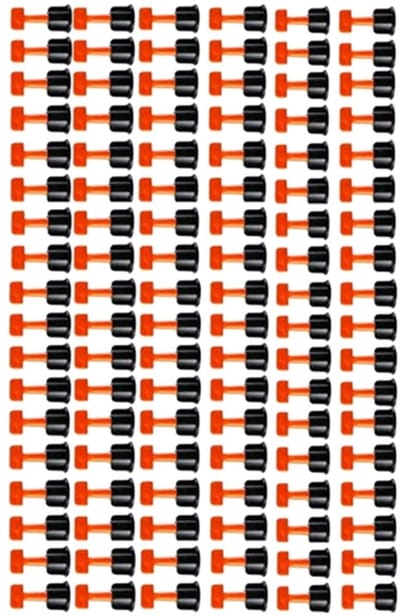 Dailygoods- Tegelnivelleringssysteem 151-delig - Herbruikbare Afstandhouders - Professionele Set - Vloer/Wand Nivellering - Milieuvriendelijk - Hoge Planeitheid - Tegelsysteem
