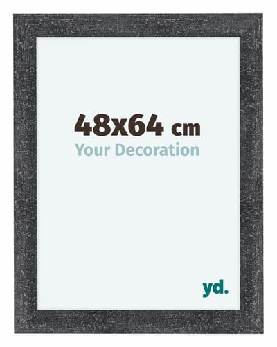 Your Decoration - Fotolijst 48x64 cm - MDF - Grijs Geveegd - Como