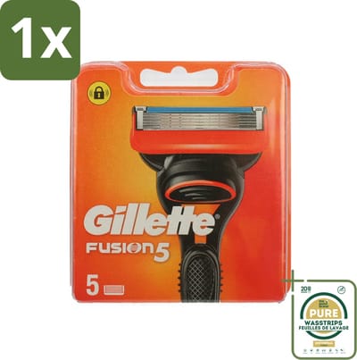 1 x Gillette - Fusion 5 - Navulscheermesjes - 5 Navulmesjes- Scheermesjes - Scheren - Scheren Mesjes - Scheren Voor Gezicht - Scheren Voor Mannen