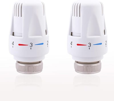 Thermostatische Radiator Klep - 2 Stuks Vervanging voor M30 x 1.5 Radiatoren