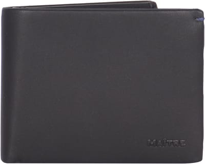 Maître Herrstein Gertram Portemonnee RFID-bescherming Leer 13 cm - Jongens - Horizontaal - black