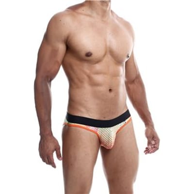 Mob Eroticwear Mob Aero Jock Orange