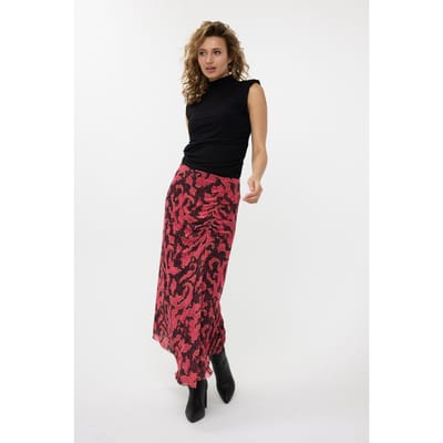 EsQualo Top Wrinkles Rib Black Maat: S | Mouwloze Tops Outlet | Dames | Zwart
