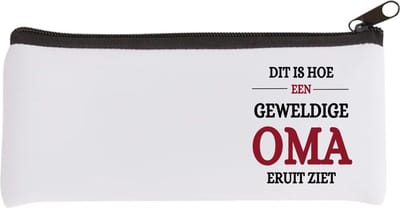Akyol - geweldige oma eruit ziet Etui - Oma - beste oma - verjaardagscadeau - cadeau voor oma - gift - 20 bij 9 cm
