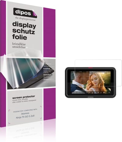 dipos – 4x Beschermfolie geschikt voor Atomos Ninja TX GO 5 Zoll | Krasbestendige & heldere Screenprotector Ultra-Thin