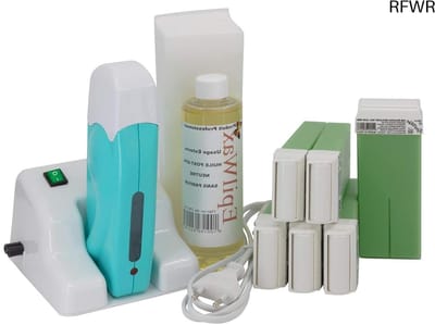 RFWR® Waxverwarmingsset voor Ontharing met Aloë Vera Roll-On Waxpatronen