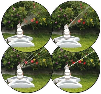 Circulaire Sprinkler met 4 Functies tot 350 m² - Metalen Stand