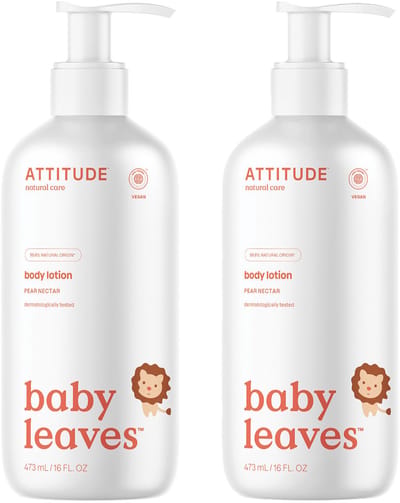 ATTITUDE Body Lotion Pear Nectar Bundel - Baby Leaves ECO - duurzaam