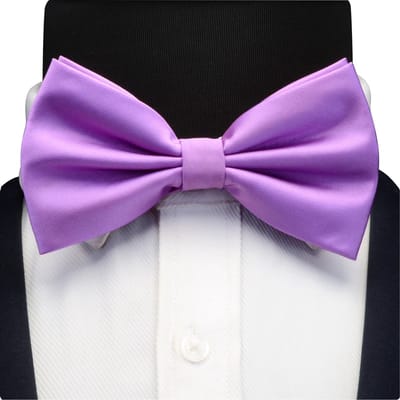 Sorprese Vlinderdas - Vlinderdassen - 100% zijden - lila - luxe en chique vlinderstrik - volwassenen - waterafstotend