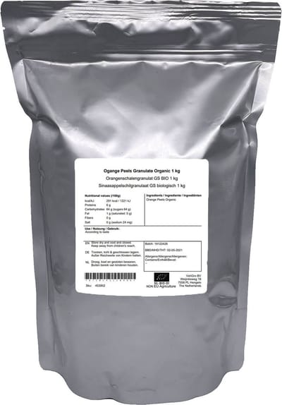 Sinaasappelschilgranulaat GS - 1 Kg - Holyflavours
