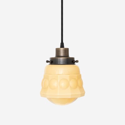 Hanglamp aan snoer Weimar Sunny 20's Brons - Art Deco Trade