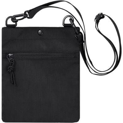 Sac bandoulière simple en jean pour téléphone portable sac à épaule unique rétro couple tendance polyvalent petit sac carré noir